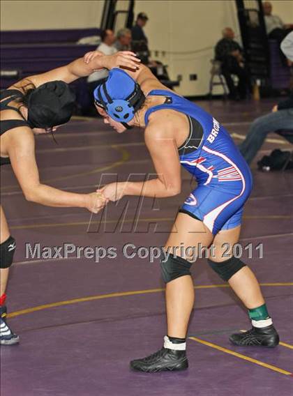Thumbnail 2 in CIF State Girls Wrestling Championships (Consolation 1 - Round 4) photogallery.