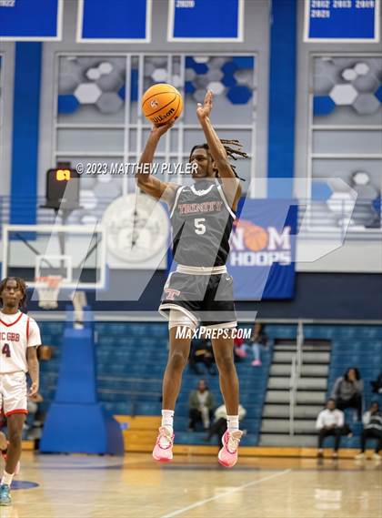 Thumbnail 3 in NC GBB Academy National vs. Trinity Christian (Hoops and Dreams) photogallery.