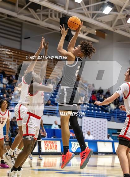 Thumbnail 2 in NC GBB Academy National vs. Trinity Christian (Hoops and Dreams) photogallery.