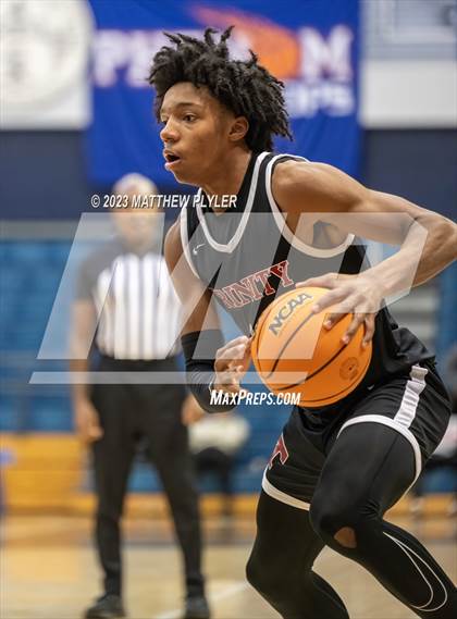 Thumbnail 1 in NC GBB Academy National vs. Trinity Christian (Hoops and Dreams) photogallery.