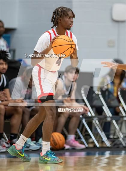 Thumbnail 2 in NC GBB Academy National vs. Trinity Christian (Hoops and Dreams) photogallery.