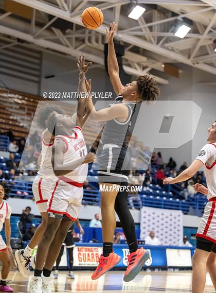 Thumbnail 1 in NC GBB Academy National vs. Trinity Christian (Hoops and Dreams) photogallery.