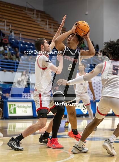 Thumbnail 1 in NC GBB Academy National vs. Trinity Christian (Hoops and Dreams) photogallery.