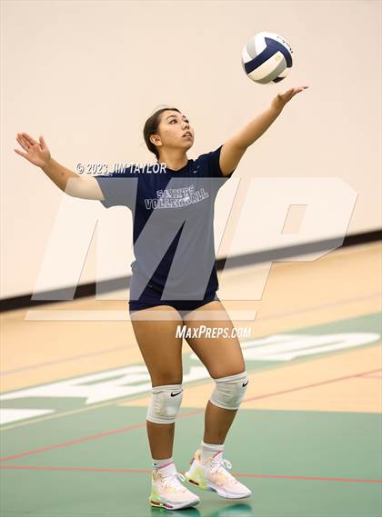 Thumbnail 3 in Trinity Christian vs All Saints (scrimmage) photogallery.
