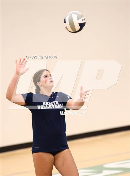 Thumbnail 3 in Trinity Christian vs All Saints (scrimmage) photogallery.