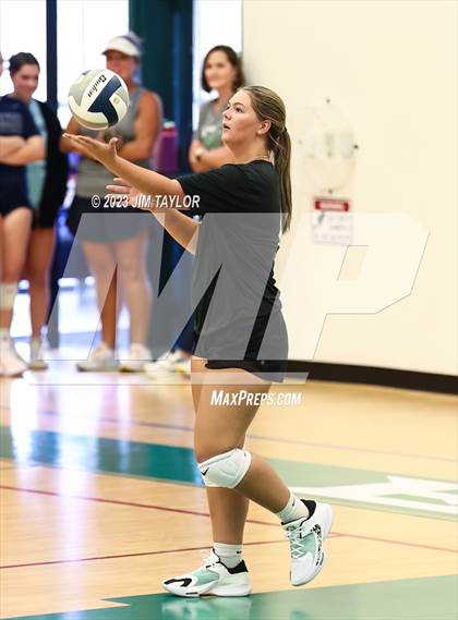 Thumbnail 2 in Trinity Christian vs All Saints (scrimmage) photogallery.