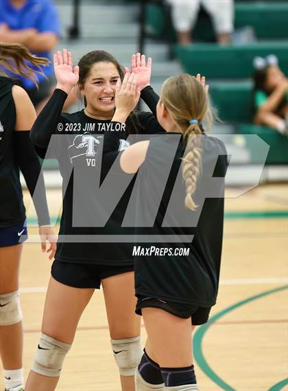 Thumbnail 3 in Trinity Christian vs All Saints (scrimmage) photogallery.