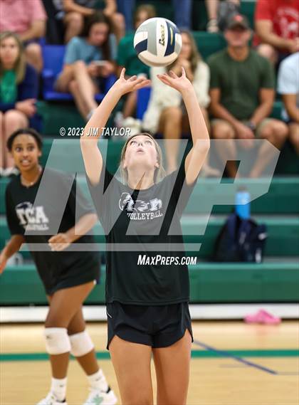 Thumbnail 3 in Trinity Christian vs All Saints (scrimmage) photogallery.