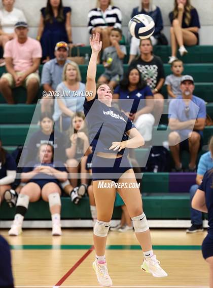 Thumbnail 2 in Trinity Christian vs All Saints (scrimmage) photogallery.