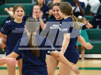 Thumbnail 1 in Trinity Christian vs All Saints (scrimmage) photogallery.