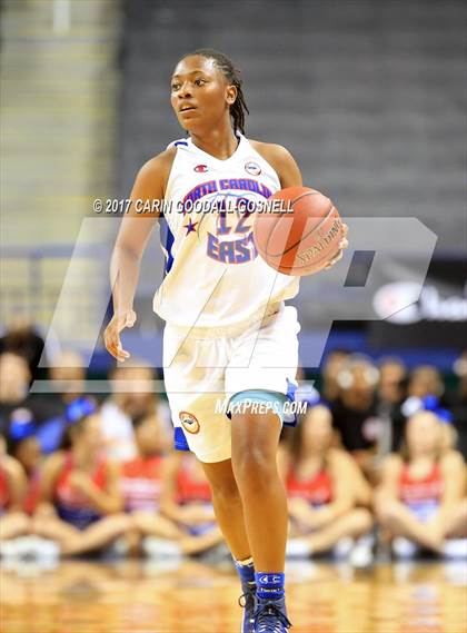 Thumbnail 2 in NCCA East vs. West All-Star Basketball photogallery.