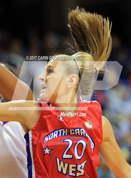 Thumbnail 2 in NCCA East vs. West All-Star Basketball photogallery.