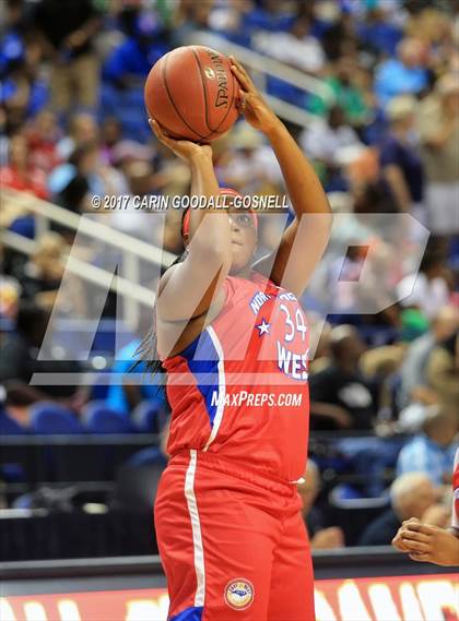 Thumbnail 2 in NCCA East vs. West All-Star Basketball photogallery.