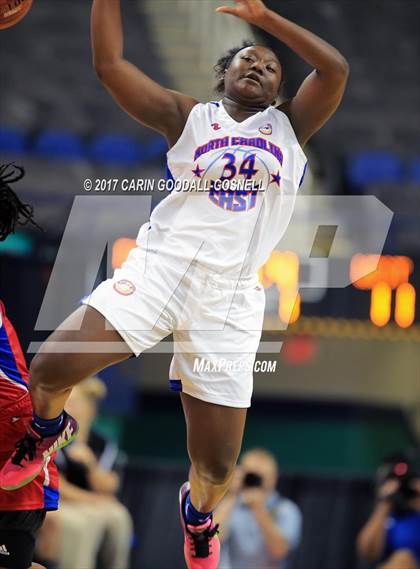 Thumbnail 2 in NCCA East vs. West All-Star Basketball photogallery.