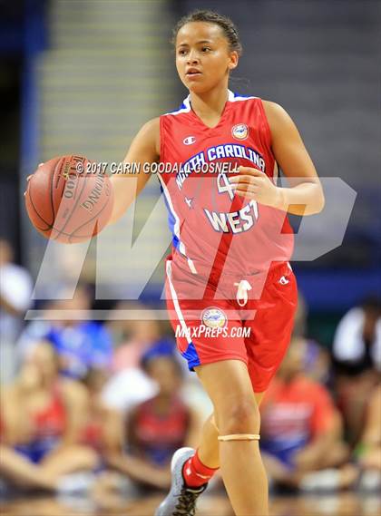 Thumbnail 3 in NCCA East vs. West All-Star Basketball photogallery.