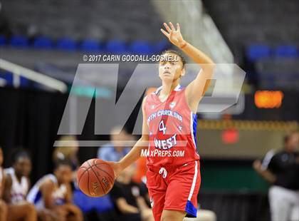 Thumbnail 3 in NCCA East vs. West All-Star Basketball photogallery.