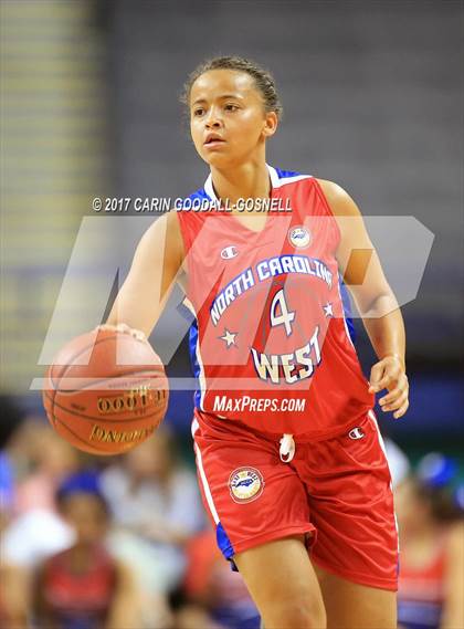 Thumbnail 1 in NCCA East vs. West All-Star Basketball photogallery.