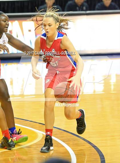 Thumbnail 1 in NCCA East vs. West All-Star Basketball photogallery.