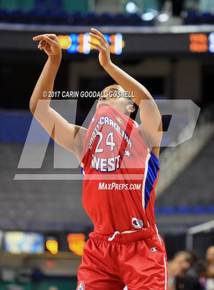 Thumbnail 2 in NCCA East vs. West All-Star Basketball photogallery.