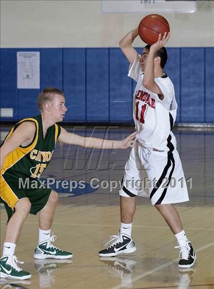 Thumbnail 1 in Canyon vs. Glendale (Burbank Tip-off Classic) photogallery.