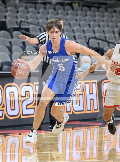 Thumbnail 2 in Anderson vs Bellaire (Spurs High School Showcase) photogallery.