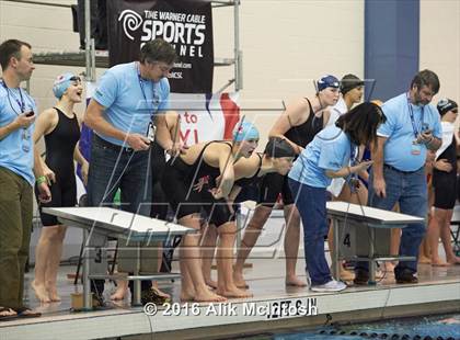 Thumbnail 1 in NCHSAA 1A/2A State Swimming Championships (Finals) photogallery.
