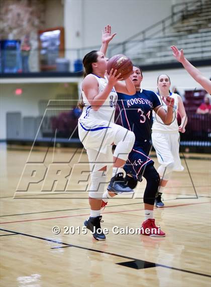 Thumbnail 2 in Roosevelt [Theodore] vs MacArthur [Douglas] (Littleton Gym) photogallery.