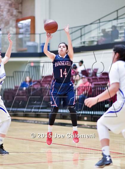 Thumbnail 2 in Roosevelt [Theodore] vs MacArthur [Douglas] (Littleton Gym) photogallery.