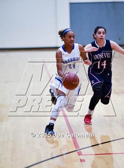 Thumbnail 1 in Roosevelt [Theodore] vs MacArthur [Douglas] (Littleton Gym) photogallery.