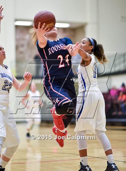 Thumbnail 3 in Roosevelt [Theodore] vs MacArthur [Douglas] (Littleton Gym) photogallery.