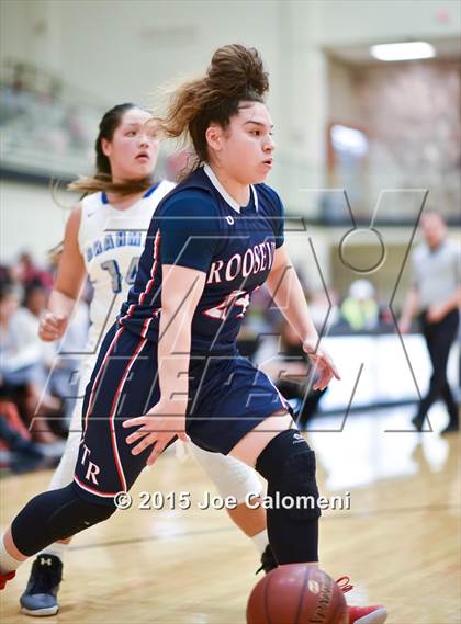 Thumbnail 2 in Roosevelt [Theodore] vs MacArthur [Douglas] (Littleton Gym) photogallery.