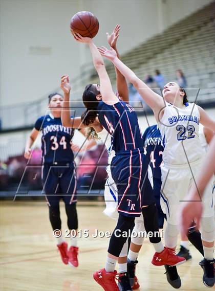 Thumbnail 2 in Roosevelt [Theodore] vs MacArthur [Douglas] (Littleton Gym) photogallery.