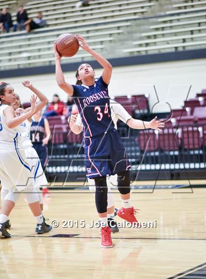 Thumbnail 1 in Roosevelt [Theodore] vs MacArthur [Douglas] (Littleton Gym) photogallery.