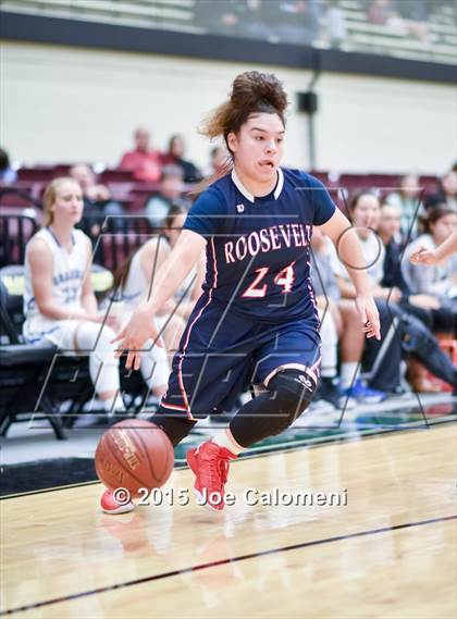Thumbnail 1 in Roosevelt [Theodore] vs MacArthur [Douglas] (Littleton Gym) photogallery.