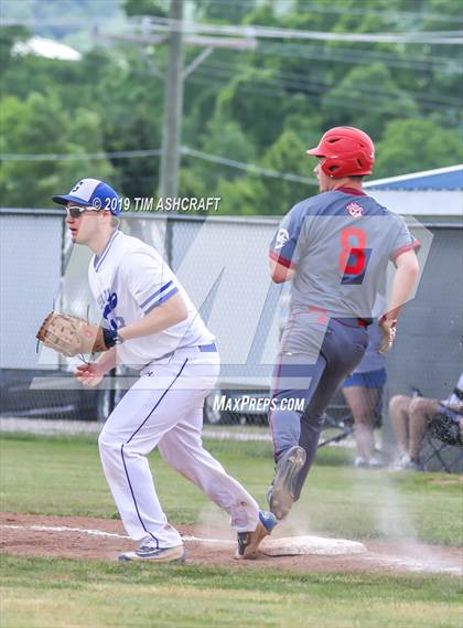 Thumbnail 3 in Madison vs. Greensburg (IHSAA 3A Sectional Semifinal) photogallery.