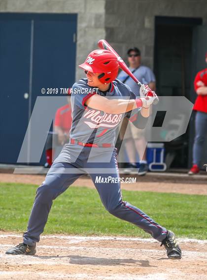 Thumbnail 3 in Madison vs. Greensburg (IHSAA 3A Sectional Semifinal) photogallery.