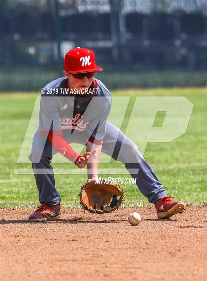 Thumbnail 3 in Madison vs. Greensburg (IHSAA 3A Sectional Semifinal) photogallery.