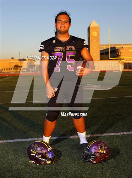 Thumbnail 2 in Lynwood Varsity Football Photo Shoot photogallery.