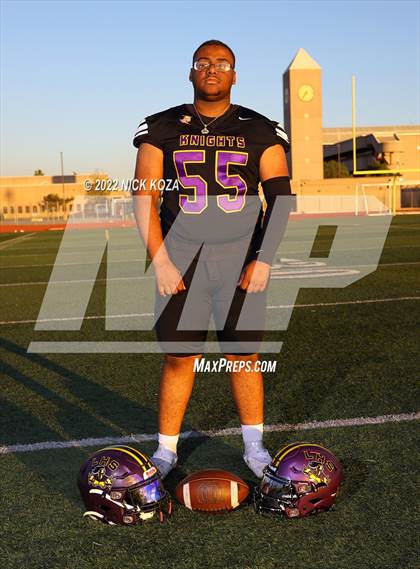 Thumbnail 2 in Lynwood Varsity Football Photo Shoot photogallery.