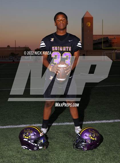 Thumbnail 1 in Lynwood Varsity Football Photo Shoot photogallery.