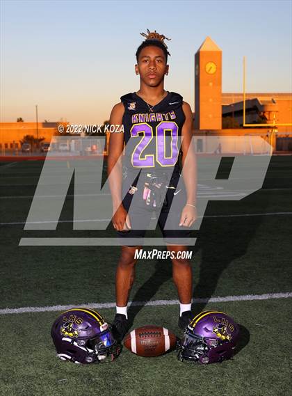 Thumbnail 2 in Lynwood Varsity Football Photo Shoot photogallery.