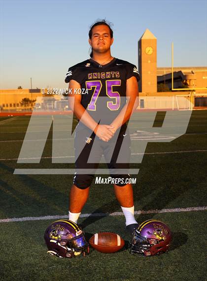 Thumbnail 3 in Lynwood Varsity Football Photo Shoot photogallery.