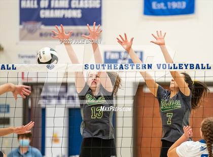 Thumbnail 1 in Hamilton Southeastern vs Westfield (IHSAA 4A Sectional Semifinal) photogallery.