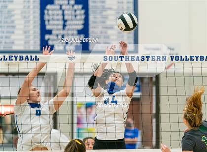 Thumbnail 2 in Hamilton Southeastern vs Westfield (IHSAA 4A Sectional Semifinal) photogallery.