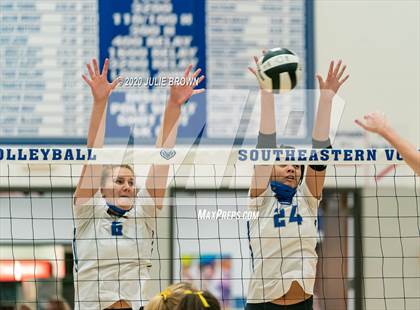 Thumbnail 1 in Hamilton Southeastern vs Westfield (IHSAA 4A Sectional Semifinal) photogallery.