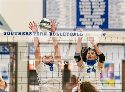 Thumbnail 2 in Hamilton Southeastern vs Westfield (IHSAA 4A Sectional Semifinal) photogallery.