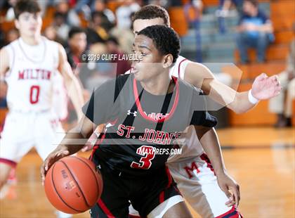 Thumbnail 2 in St. John's vs Milton (Rotary Roundball Classic) photogallery.