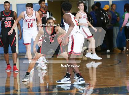 Thumbnail 1 in St. John's vs Milton (Rotary Roundball Classic) photogallery.