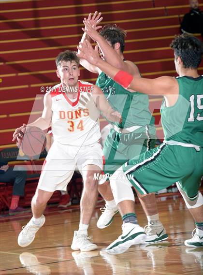 Thumbnail 2 in St. Mary's vs. Cathedral Catholic (FR. Barry Christmas Classic) photogallery.