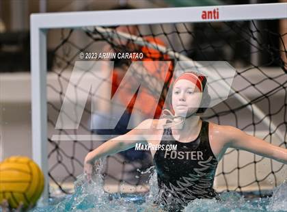Thumbnail 3 in Foster vs Brandeis (UIL 6A Water Polo Semifinal) photogallery.